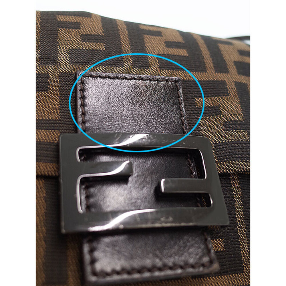 FENDI Zucca Zucca Baguette Bag Brown - Picture 6 of 9
